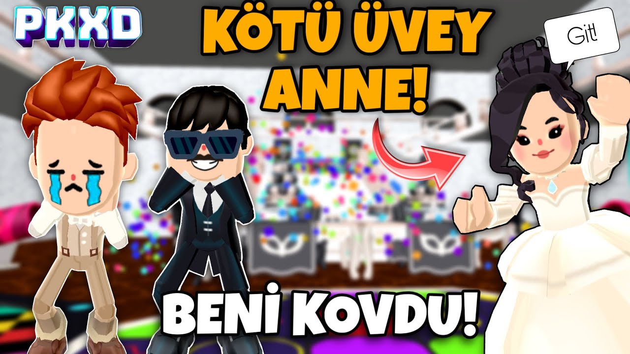 KÖTÜ ÜVEY ANNEM Beni Kovdu! 😱 | PK XD RolePlay 🏡