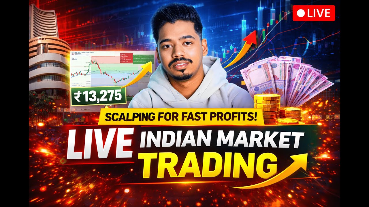 LIVE TRADING NIFTY BANKNIFTY and SENSEX OPTIONS 28 JAN 