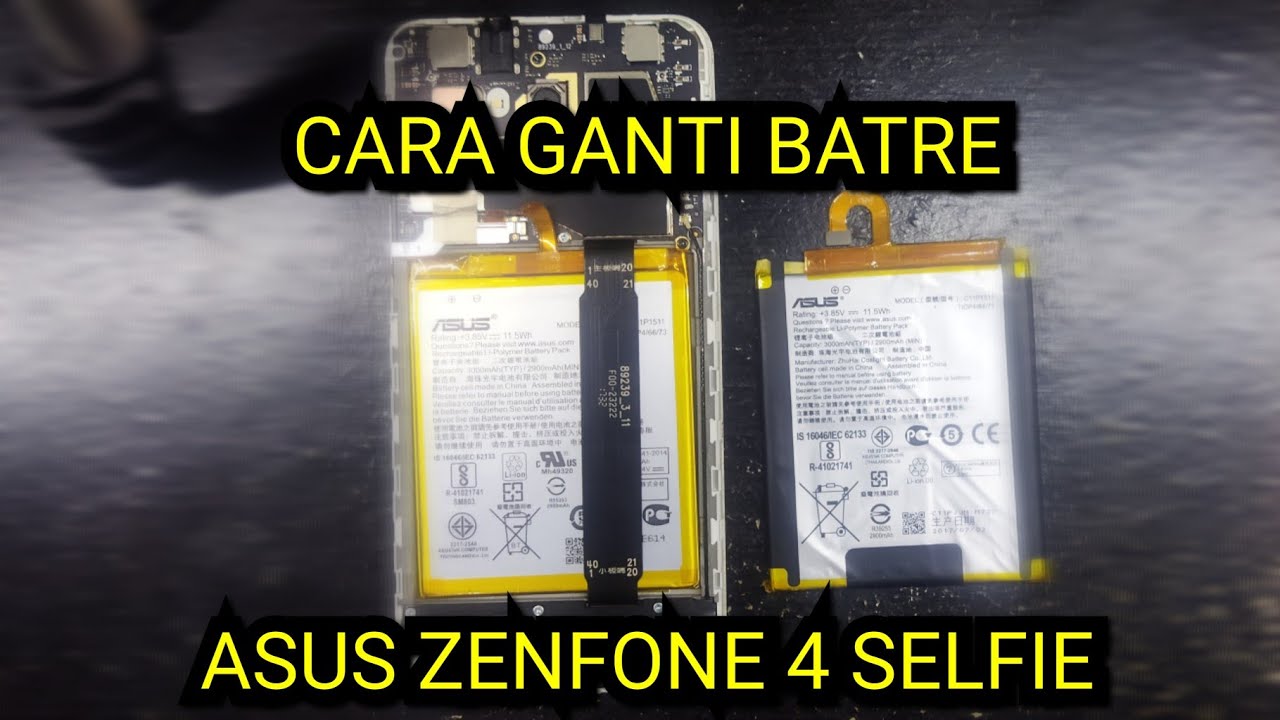 Tutorial Cara Ganti Baterai Asus Zenfone 4 Selfie (MUDAH)