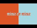 Marieflore   mieux en mieux official audio