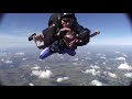 My skydive from 4000 m  view from above mj skok ze spadochronem z 4000 m  widok z gry