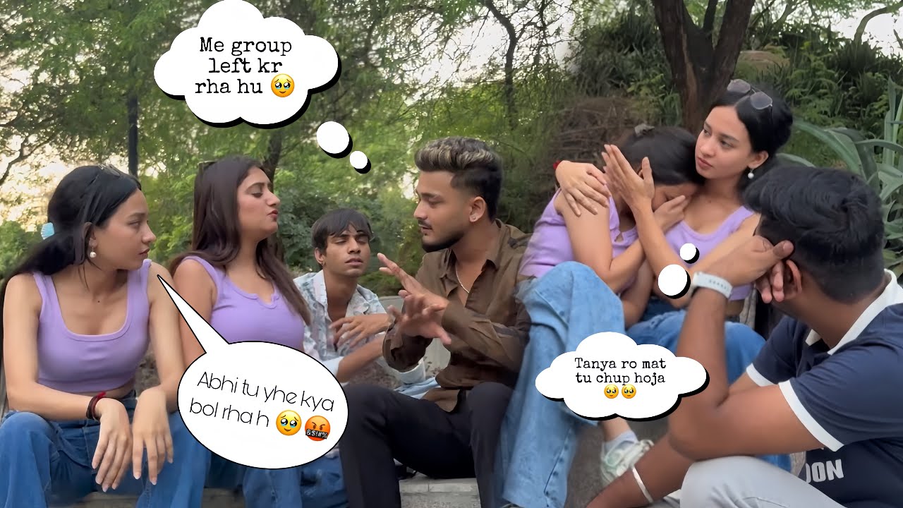 Group left prank on Karishma tanya and charul ❤️prank pada bhari 🥺 tanya lagi rone 😂💕