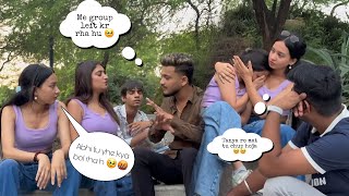 Group left prank on Karishma, Tanya and Charul ❤️prank was heavy 🥺 Tanya started crying 😂💕#youtub...