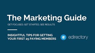 eDirectory.com - Getting Started Video Series - The Directory Website Marketing Guide