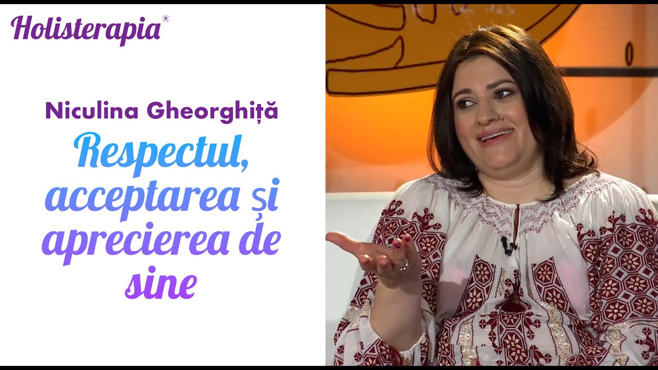 Respectul, acceptarea și aprecierea de sine - Niculina Gheorghiță la "Eu Pot" - TVR1