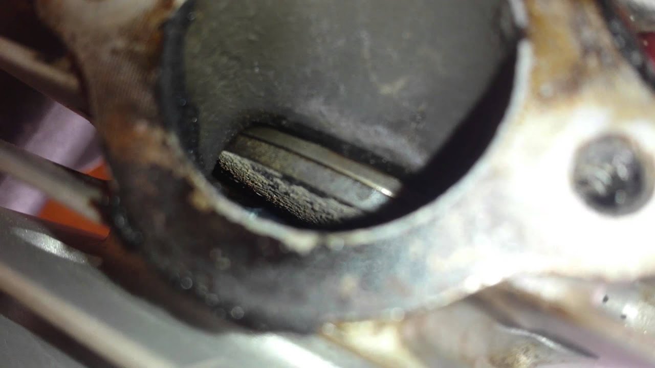 Motor DA-120 Carbonizado por uso de Avigás