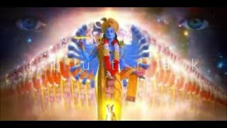 Krishna menunjukkan wujud aslinya pada Arjuna #radhakrishna