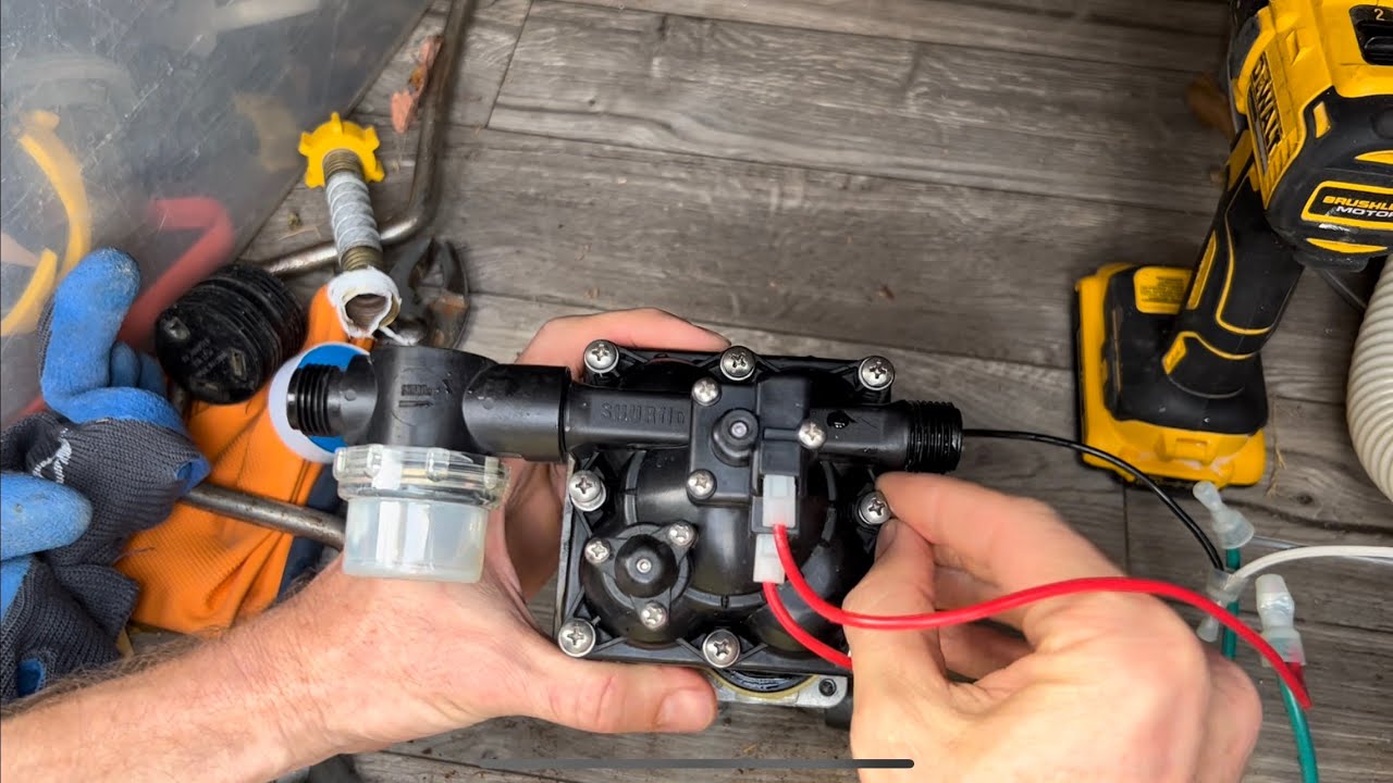 How to fix your RV or Travel Trailer Water Pump YouTube