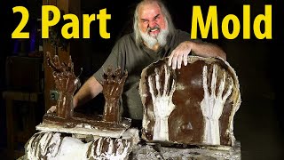 How to Make a Two Piece Plaster Mold For Monster Hand Gloves | Monster Lab