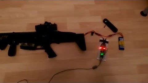 Airsoft Arduino gearbox data link current sensor