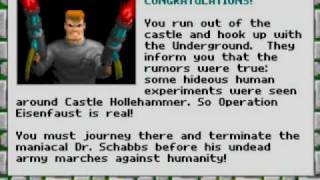 Wolfenstein 3D E1M9 last level .