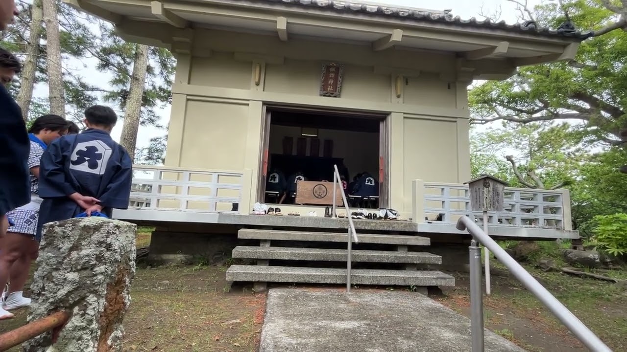 2025 館山 六軒町 山車幕お披露目2