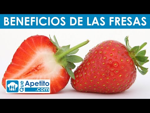 Vídeo: Fresas: Propiedades Y Recetas útiles