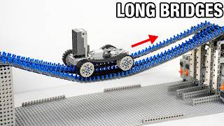 Testing 18 LEGO Cars on Long Dangerous Bridges? | Brick Sound