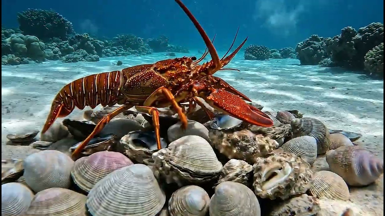 Tôm Hùm Săn Mồi Trong Đêm | Bí Ẩn Thế Giới Giáp Xác Dưới Đại Dươn-#đạidương#độngvậtbiển