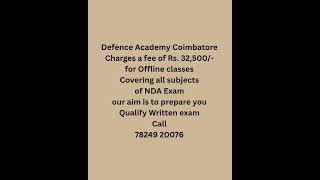 NDA(II) 2026 Entrance Coaching with (Free SSB  guidance) 78249 20076/84899 44252 #ssb, #NDA, #NA