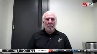 Gregg Popovich Postgame vs. Nets