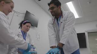 Assistant Dean, Dr. Selfridge discusses the WAUSM simulation lab