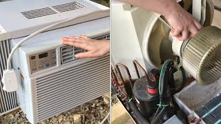 DEEP CLEANING a window air conditioner unit (step-by-step details)