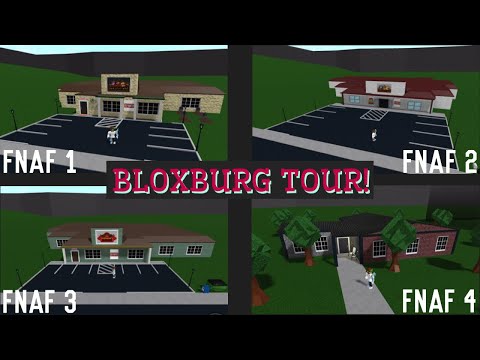 FNAF 1 BLOXBURG SHOWCASE! U guys wanna see more? :D #roblox