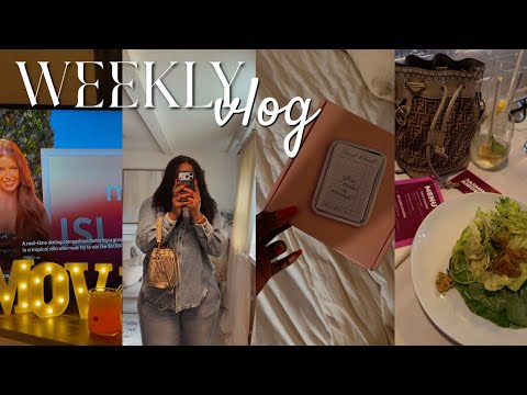 weekly vlog | nyc brand dinner, new at victoria secret, grwm + ootd, love island s8🏝️