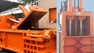 Hydraulic Scrap Baling Machine | Double Action With Auto Eject | Al Istiqbal Eng. & Turning | UAE