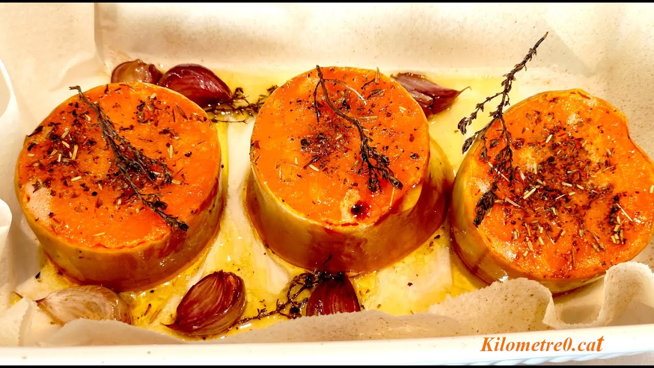 Calabaza al horno / Recetas de cocina