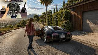Michael take Uber Riders in Bugatti in GTA V Los Santos