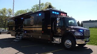 HCSO Displays New Mobile Command Vehicle in Brooklyn Park