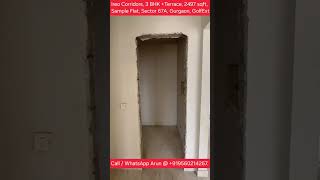 Ireo Corridors, 3 BHK +Terrace, 2497 sqft, Sample Flat, +919560214267, Sector 67A, Gurgaon, Golf Ext