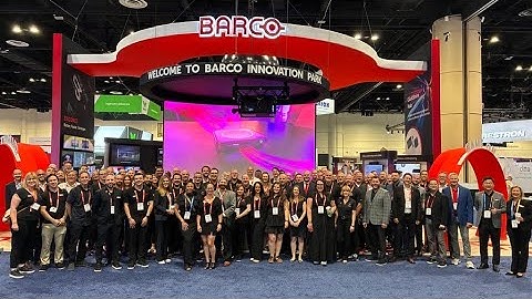 Watch the highlights from Barco Innovation Park at InfoComm 2025!