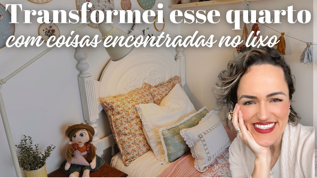 Do lixo ao luxo: Ficou MARAVILHOSO o quarto dela!