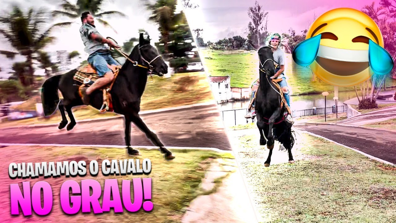 EU E O BOQUINHA EMPINAMOS COM O CAVALO