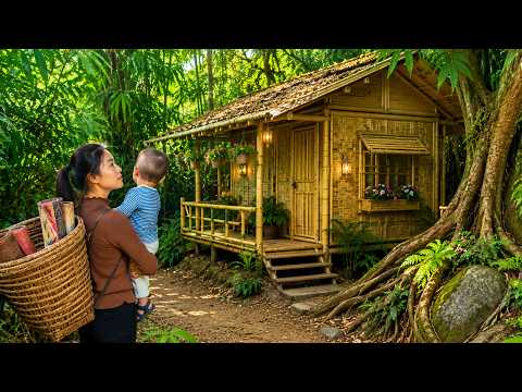 Nowhere to Go… Single Woman Turns a Forgotten Wooden House into a Safe Home