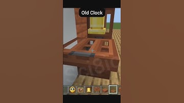 Old Clock #sci8ic #tutorial #minecraft