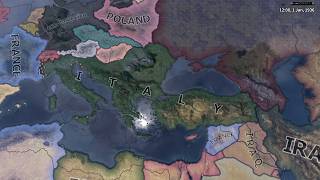 WHAT IF ITALY ANNEXED BALKANS IN WW2 / HOI4 TIMELAPSE