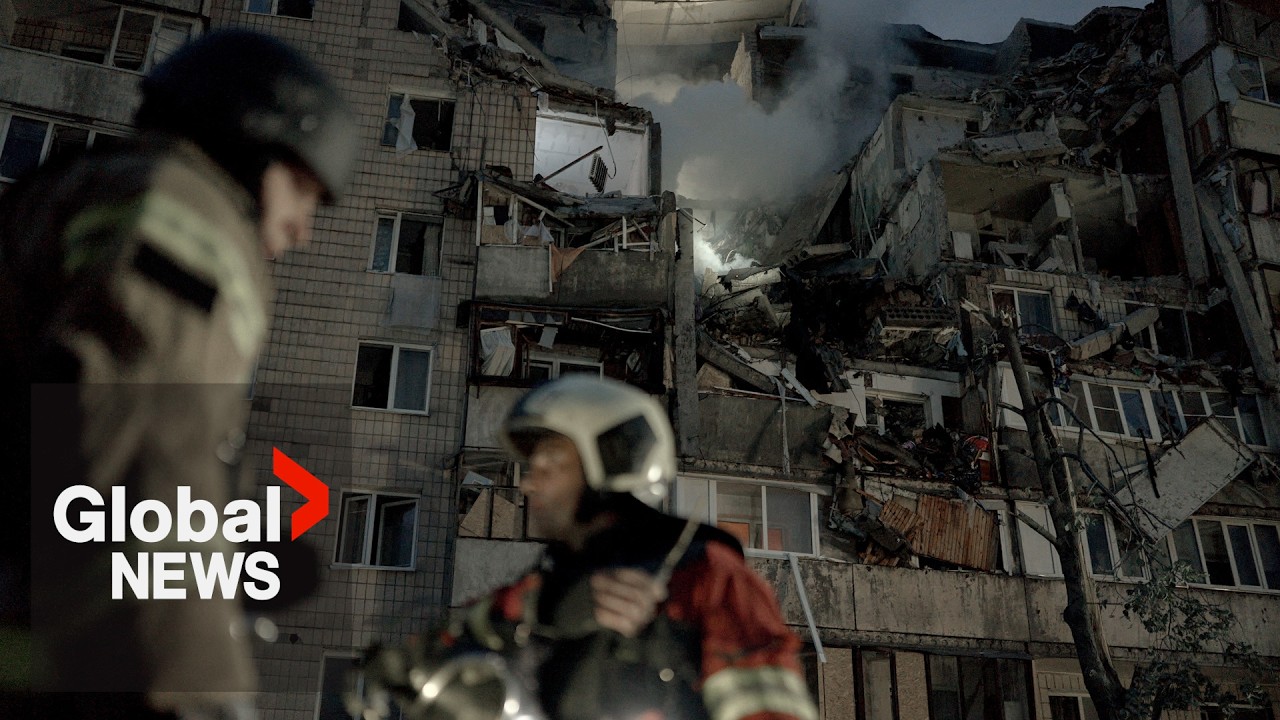 Ukraine's capital hit by massive Russian attack of missiles and drones killing more that 20