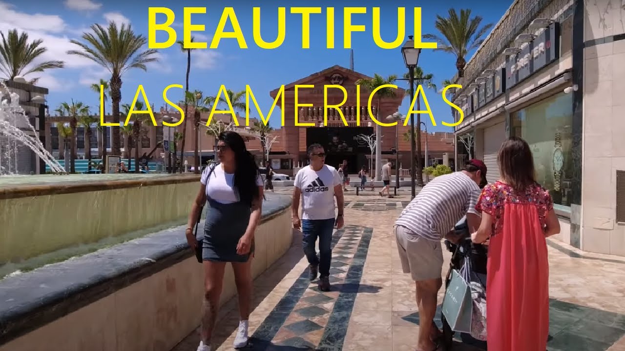Playa de Americas Tenerife Spain 🇪🇸 Beautiful Walk [4K UHD] YouTube