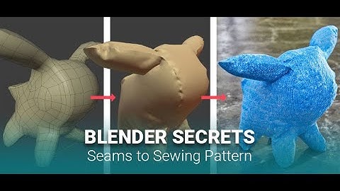 Blender Secrets - Seams to Sewing Pattern