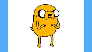 How To Draw Jake From Adventure Time