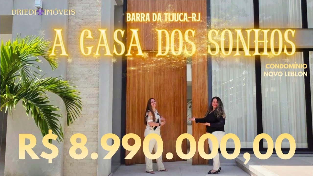 Casa dos sonhos✨️ Alto Padrão no Condomínio Novo Leblon ⚜️| Lazer completo 