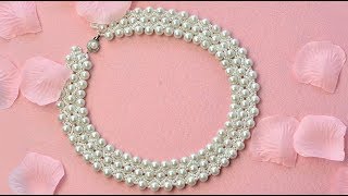Pandahall Tutoriel Vidéo De Bijoux De Mariage Sur Le Collier De Bricolage