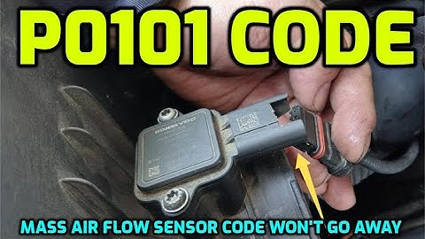 HOW TO FIX P0101 MASS AIR FLOW SENSOR (MASS OR VOLUME A CIRCUIT RANGE/PERFORMANCE  CODE