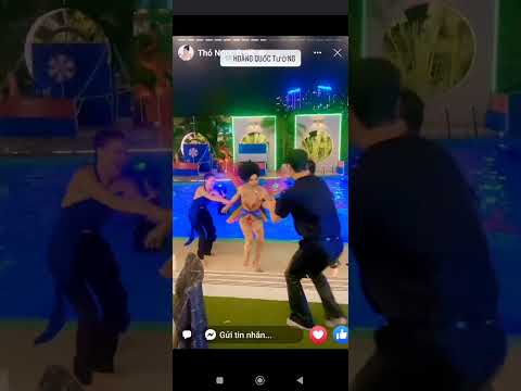 Video S.T Sơn Thạch lần lượt quăng các khách mời xuống hồ bơi - youtube