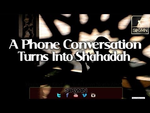 A Phone Conversation Turns Into Shahadah ᴴᴰ || MUST WATCH