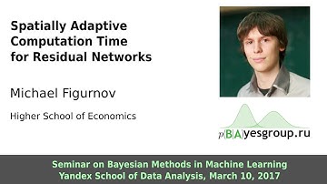 Spatially Adaptive Computation Time for Residual Networks, Michael Figurnov, bayesgroup.ru
