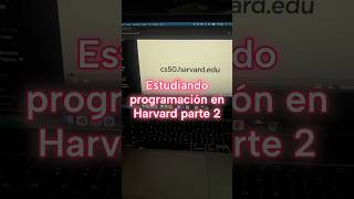 Estudiando programación en Harvard parte 2 #programacion #harvard #cs50 #videojuegos