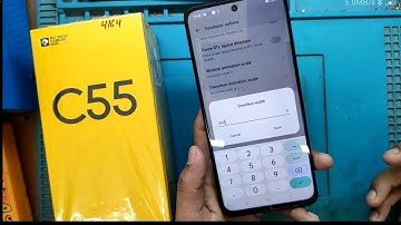 Realme C55 DPI Option On (Sensitivity Increase)