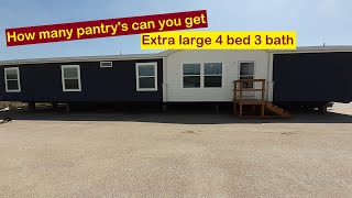 How big can they go? Over 2300 sq ft and dual pantry