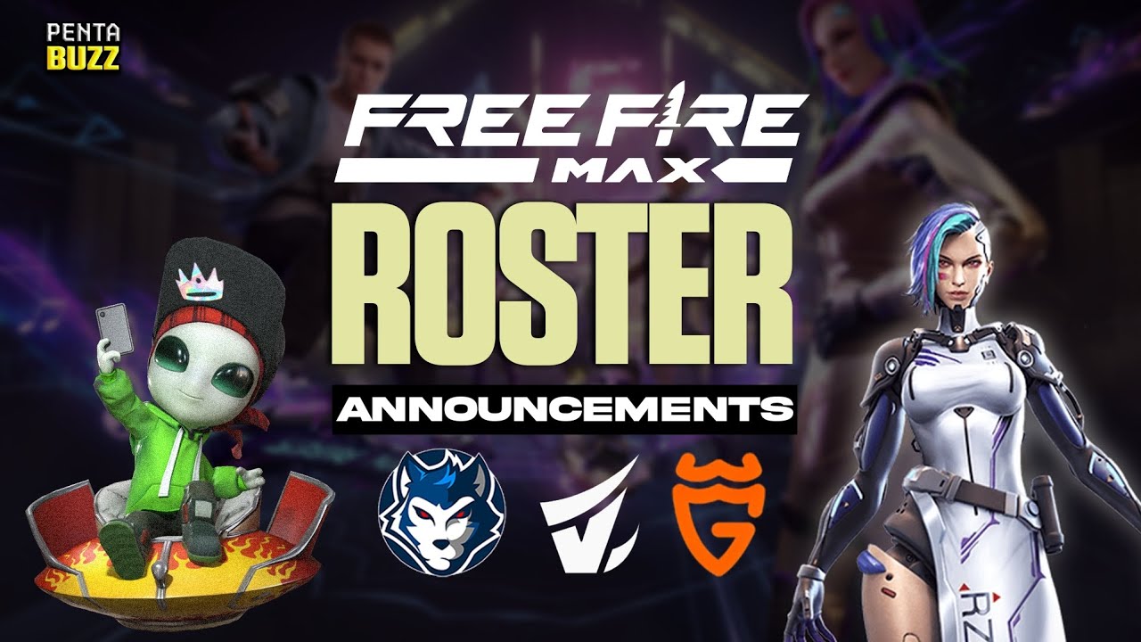 Latest roster announcements in Indian Free Fire Max esports - YouTube